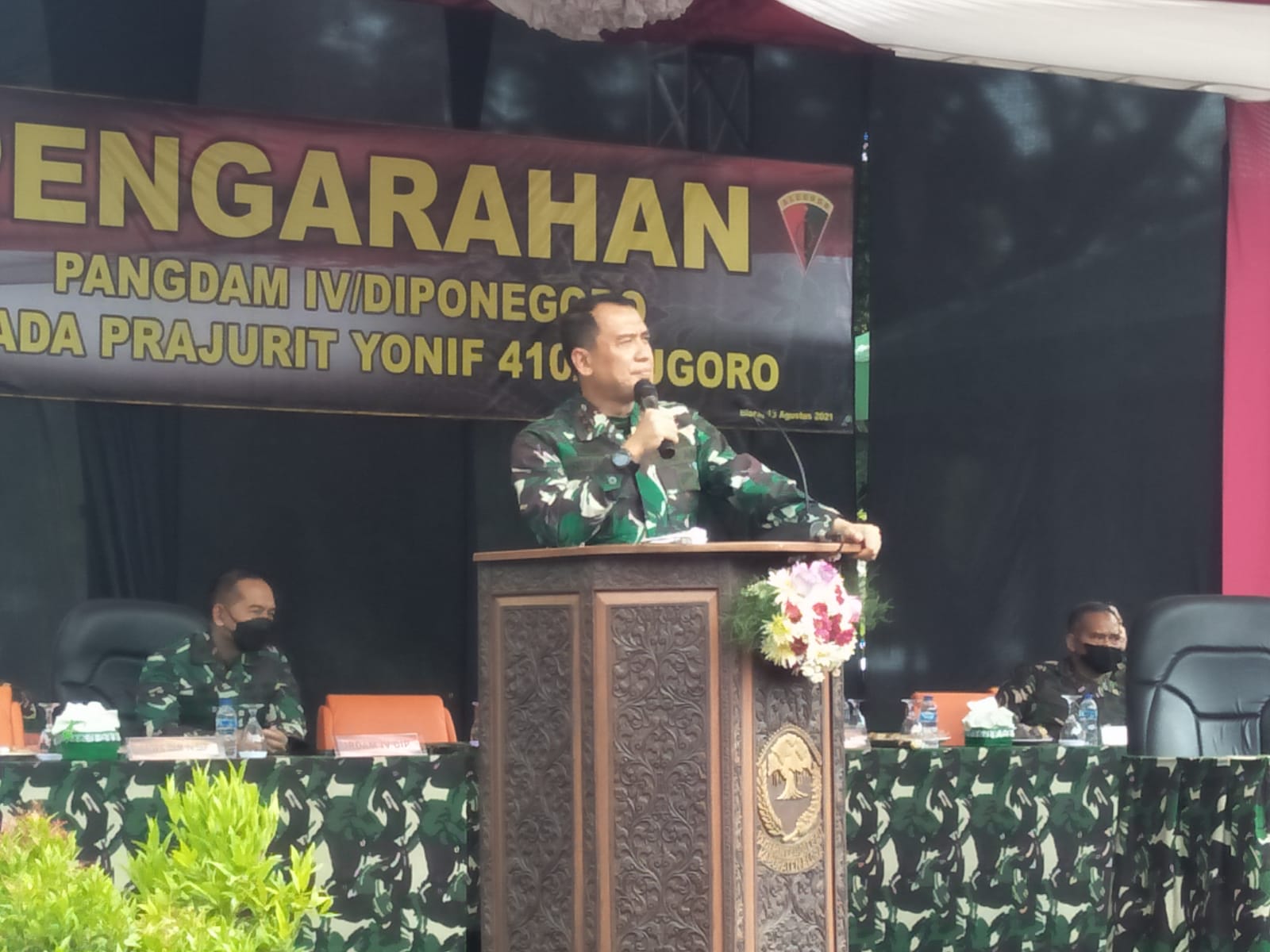 Mayjen TNI Rudianto: Prajurit Yonif 410/Alugoro Selalu Junjung Tinggi Drajat Alugoro